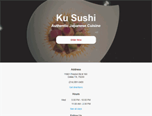 Tablet Screenshot of kusushidallas.net